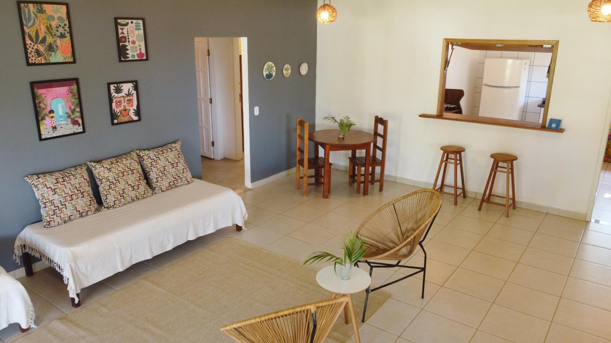 Canto Do Mar - Apartamentos E Casa Com Vista Pro Mar - 쿠무루샤치바 외부 사진