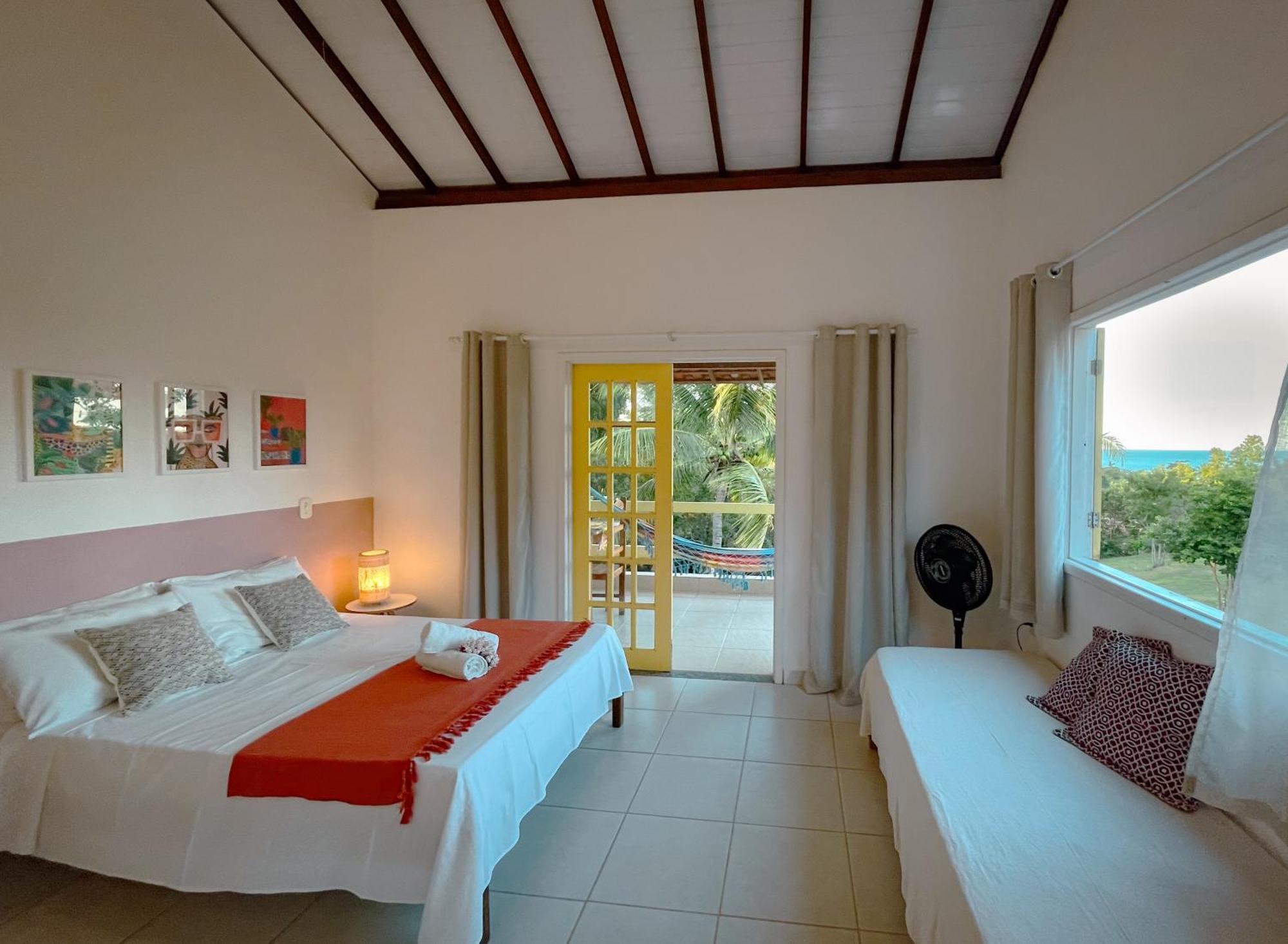 Canto Do Mar - Apartamentos E Casa Com Vista Pro Mar - 쿠무루샤치바 외부 사진